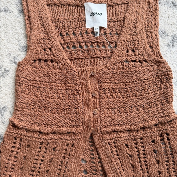 Aerie Brown Knit Tank top - Picture 4 of 4